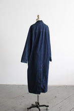 longline denim trench