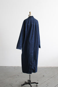 longline denim trench