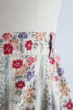 wildflower linen shorts