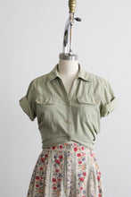 sageleaf cotton button up