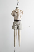 sandstone patch-pocket shorts