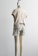 sandstone patch-pocket shorts