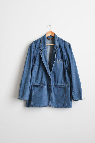 denim blazer