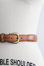 honey leather belt
