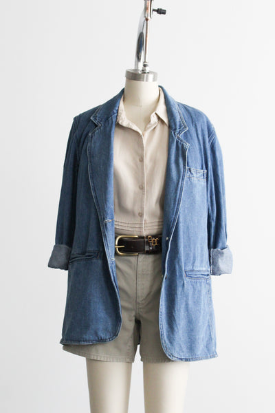 denim blazer