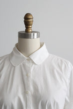 peter pan collar cotton blouse