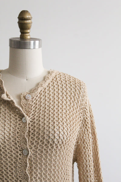 sunspun crochet cardigan