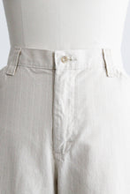 driftwood stripe cotton trousers (m)