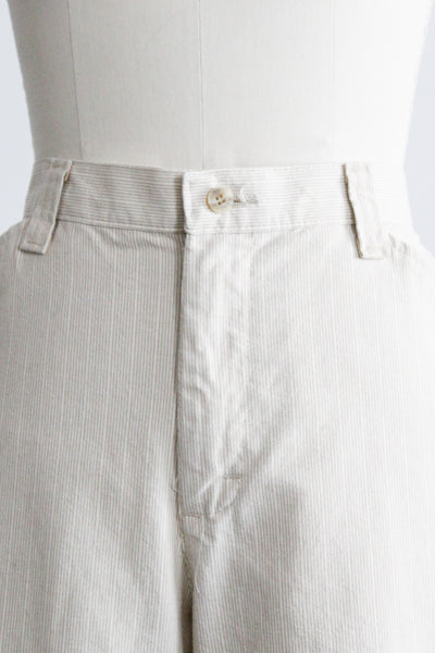 driftwood stripe cotton trousers (m)