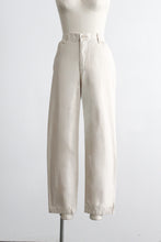 driftwood stripe cotton trousers (m)