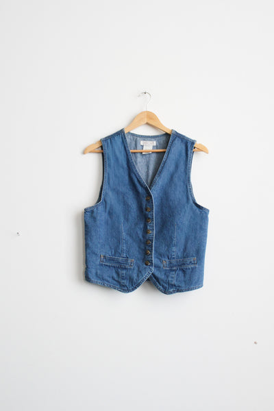 avalon denim vest