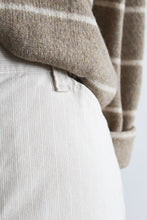 driftwood stripe cotton trousers (m)