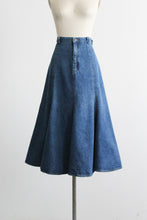 big sur denim maxi skirt