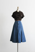 big sur denim maxi skirt