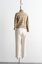 driftwood stripe cotton trousers (m)