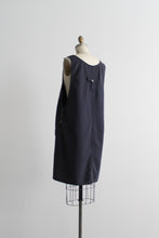 ash black apron dress