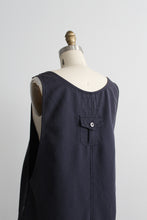 ash black apron dress