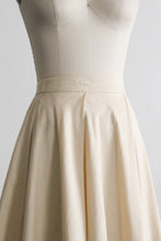 bone linen skirt (m)