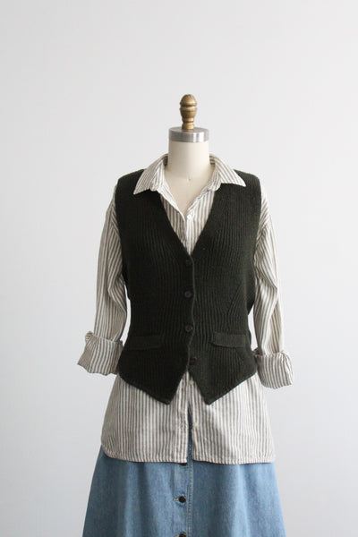 spruce knit vest