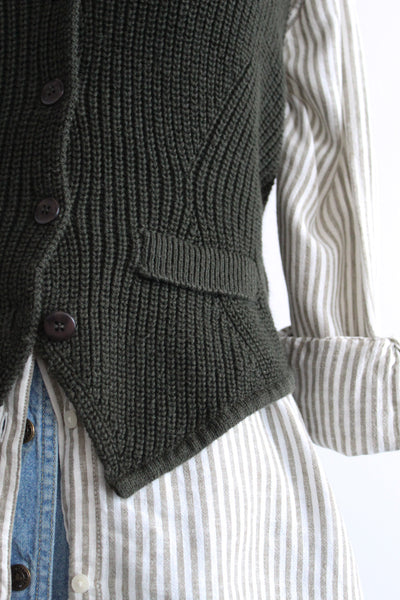 spruce knit vest