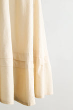 bone linen skirt (m)