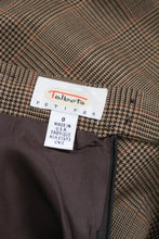 card catalog wool midi skirt