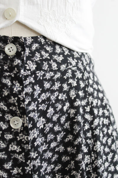 dark gardens maxi skirt
