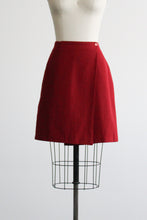 cranberry wrap skirt