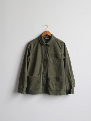 olive cotton jacket