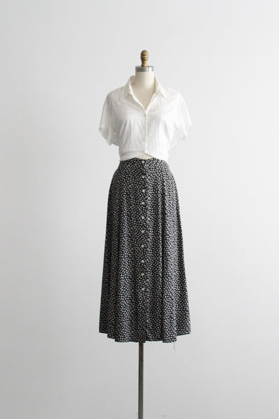 dark gardens maxi skirt