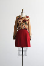 cranberry wrap skirt