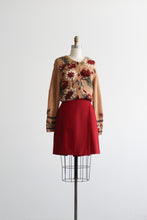 cranberry wrap skirt