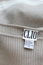 striped silk tee