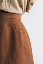 fireside linen skirt