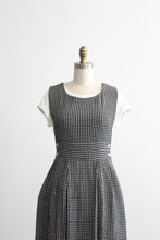 gingham pinafore