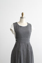 gingham pinafore
