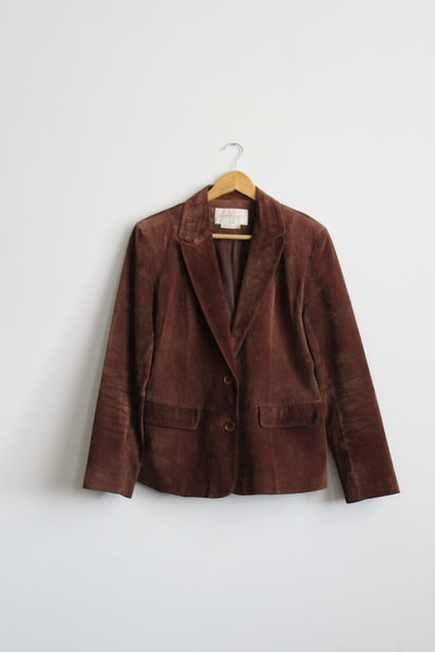 walnut suede jacket