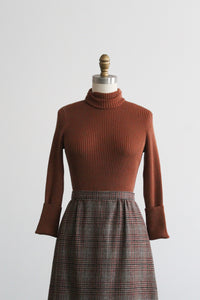 clay silk turtleneck
