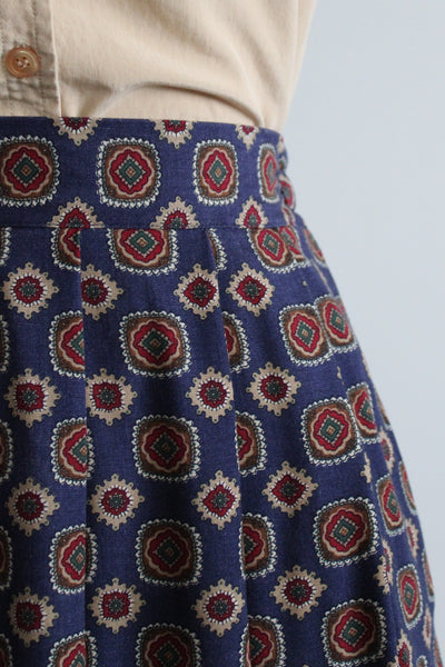 foulard midi skirt