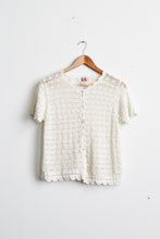 sunspun crochet button up