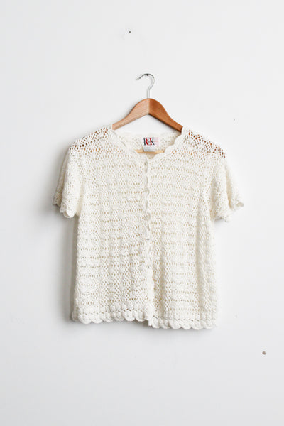 sunspun crochet button up