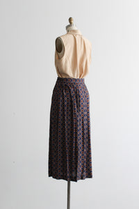 foulard midi skirt