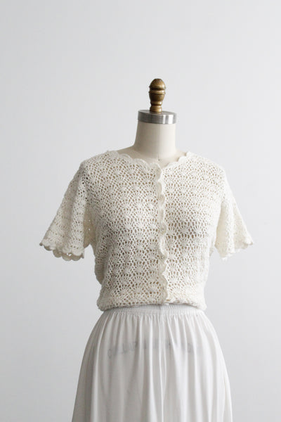 sunspun crochet button up