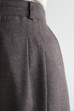 aubergine high rise trousers