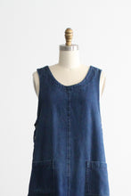 denim apron dress