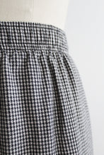 houndstooth flannel cotton trousers