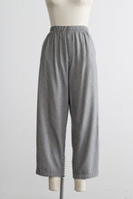 houndstooth flannel cotton trousers