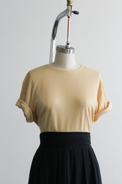 dandelion rib knit tee