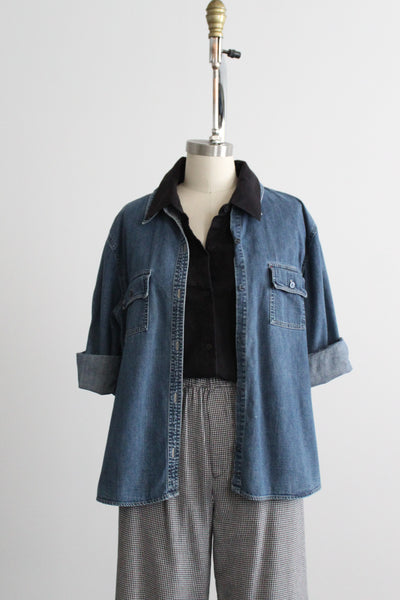 denim work shirt