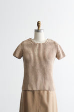 wheaten silk knit tee